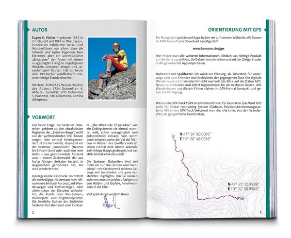 Produktbild: KOMPASS Wanderführer Sextner Dolomiten, Naturpark Drei Zinnen - Herausragende Dolomiten, 50 Touren mit Extra-Tourenkarte