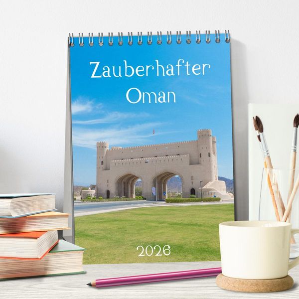 Produktbild: Zauberhafter Oman (Tischkalender 2026 DIN A5 hoch), CALVENDO Monatskalender