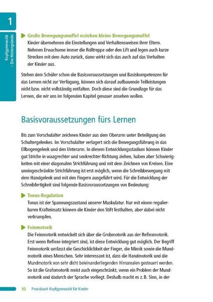 Produktbild: Praxisbuch Kopfgymnastik f&uuml;r Kinder
