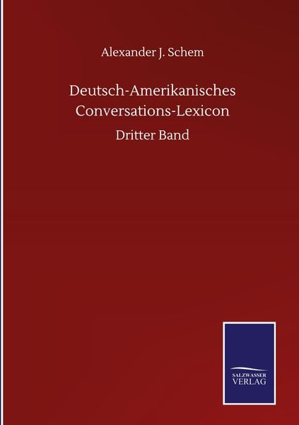 Produktbild: Deutsch-Amerikanisches Conversations-Lexicon