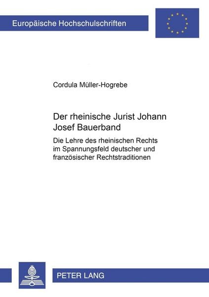 Produktbild: Der rheinische Jurist Joseph Bauerband