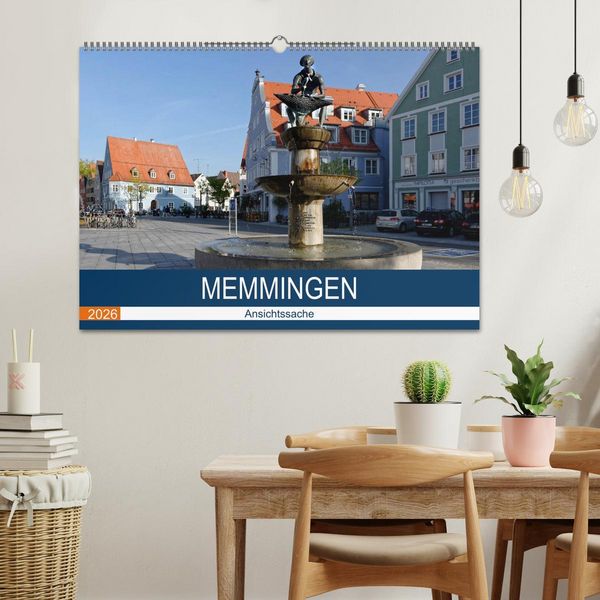 Produktbild: Memmingen - Ansichtssache (Wandkalender 2026 DIN A2 quer), CALVENDO Monatskalender