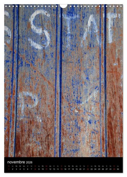 Produktbild: Les couleurs du temps sur le bois (Calendrier mural 2026 DIN A3 horizontal), CALVENDO calendrier mensuel