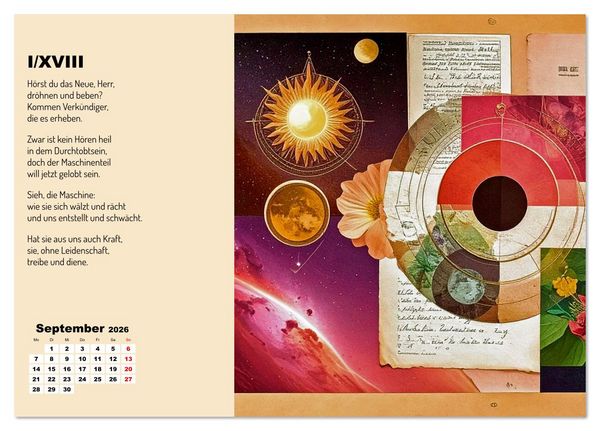 Produktbild: Orpheus' Leier (Tischkalender 2026 DIN A5 quer), CALVENDO Monatskalender