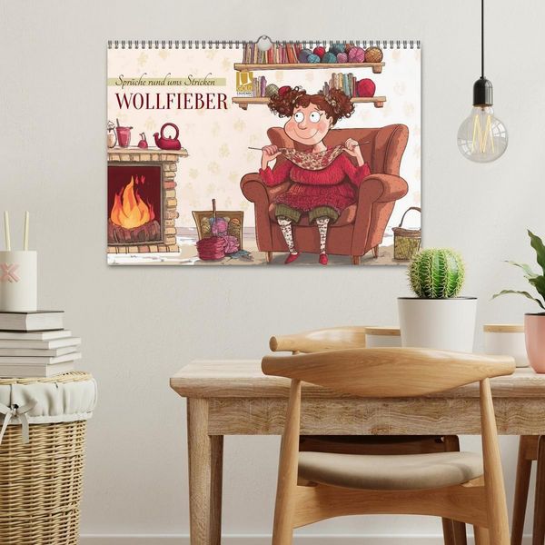 Produktbild: Wollfieber (Wandkalender 2027 DIN A3 quer), CALVENDO Monatskalender