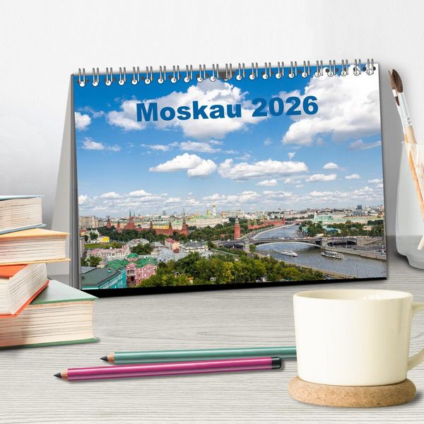 Produktbild: Moskau 2026 (Tischkalender 2026 DIN A5 quer), CALVENDO Monatskalender