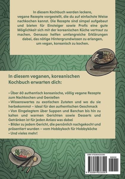 Produktbild: Koreanisch, authentisch, vegan!