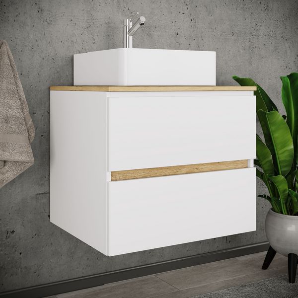 Produktbild: 2 tlg. Badm&ouml;bel-Set mit Waschbecken Cosila-A 60 cm