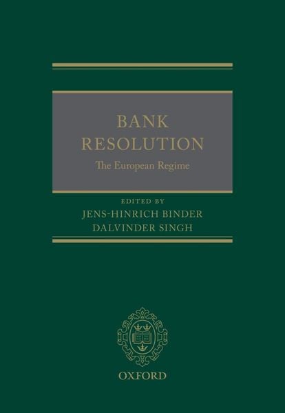Produktbild: Bank Resolution: The European Regime