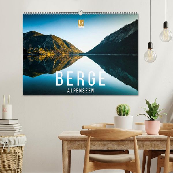 Produktbild: Berge. Alpenseen (Wandkalender 2026 DIN A2 quer), CALVENDO Monatskalender