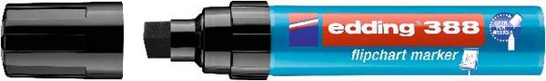 Produktbild: Edding 4-388001 Flipchartmarker 388 Keilspitze 4 - 12mm Schwarz 1St.