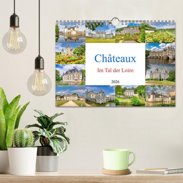 Produktbild: Ch&acirc;teaux. Im Tal der Loire (Wandkalender 2026 DIN A4 quer), CALVENDO Monatskalender