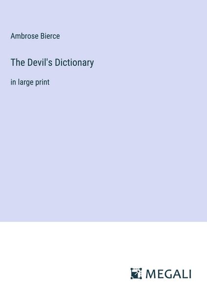 Produktbild: The Devil's Dictionary