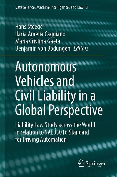 Produktbild: Autonomous Vehicles and Civil Liability in a Global Perspective