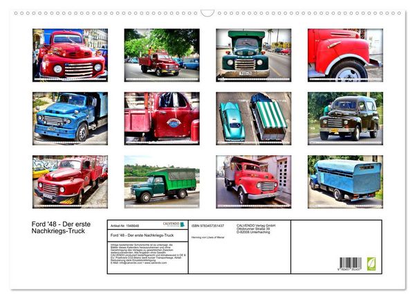Produktbild: Ford '48 - Der erste Nachkriegs-Truck (Wandkalender 2026 DIN A2 quer), CALVENDO Monatskalender