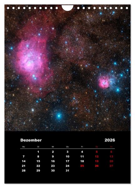 Produktbild: Das Universum (Wandkalender 2026 DIN A4 hoch), CALVENDO Monatskalender