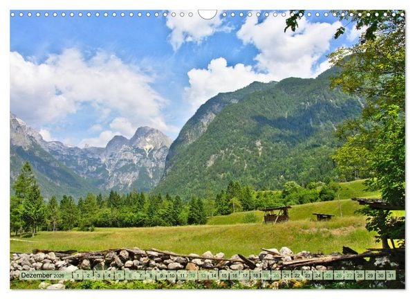 Produktbild: Slowenien - Impressionen eines Naturjuwels (Wandkalender 2026 DIN A3 quer), CALVENDO Monatskalender