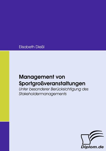 Produktbild: Management von Sportgro&szlig;veranstaltungen