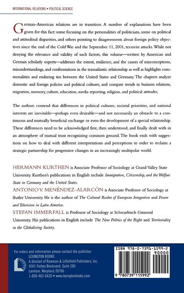 Produktbild: Safeguarding German-American Relations in the New Century