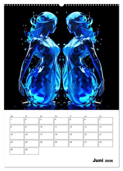 Produktbild: Die Konstellationen der Sterne (hochwertiger Premium Wandkalender 2026 DIN A2 hoch), Kunstdruck in Hochglanz