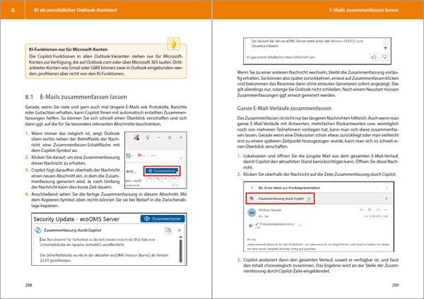 Produktbild: KI mit Office und Microsoft 365 - Das Praxisbuch