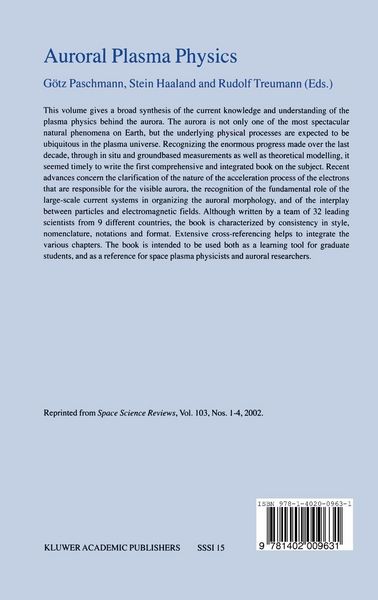 Produktbild: Auroral Plasma Physics