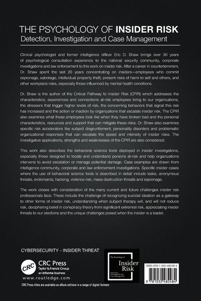 Produktbild: The Psychology of Insider Risk