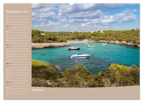 Produktbild: Im Osten von Mallorca (Wandkalender 2026 DIN A2 quer), CALVENDO Monatskalender