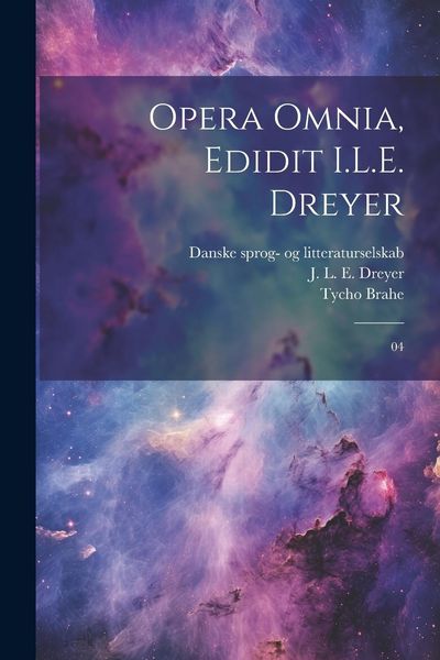 Produktbild: Opera omnia, edidit I.L.E. Dreyer