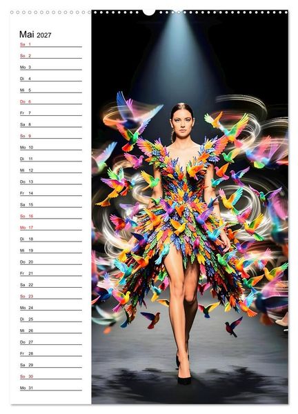 Produktbild: Impossible Couture - Futuristische Mode jenseits von Schwerkraft und Realit&auml;t (Wandkalender 2027 DIN A2 hoch), CALVENDO Monatskalender