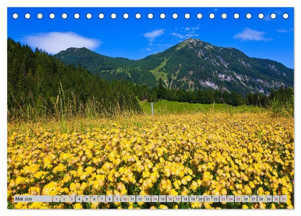 Produktbild: Herzliche Gr&uuml;&szlig;e aus Flachau (Tischkalender 2026 DIN A5 quer), CALVENDO Monatskalender