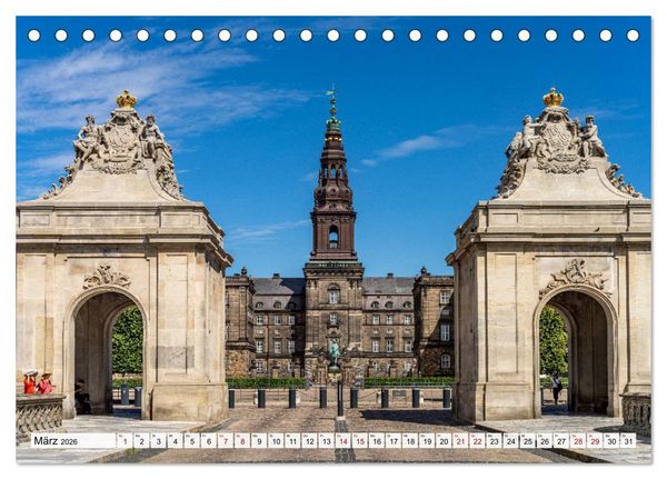 Produktbild: D&auml;nemark - Kopenhagen (Tischkalender 2026 DIN A5 quer), CALVENDO Monatskalender
