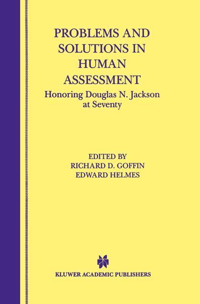Produktbild: Problems and Solutions in Human Assessment