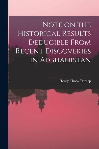 Produktbild: Note on the Historical Results Deducible From Recent Discoveries in Afghanistan