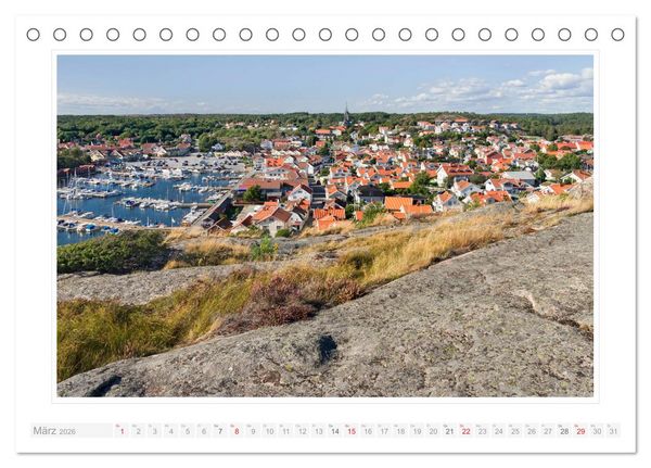 Produktbild: Bohusl&auml;n Fj&auml;llbacka - Hamburgsund - Grebbestad 2026 (Tischkalender 2026 DIN A5 quer), CALVENDO Monatskalender