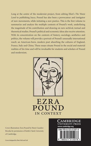 Produktbild: Ezra Pound in Context