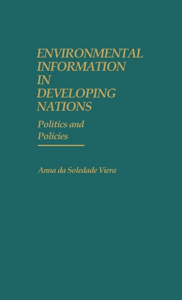 Produktbild: Environmental Information in Developing Nations