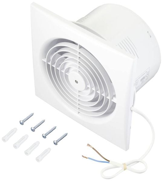 Produktbild: Sygonix Wand- und Deckenl&uuml;fter 230 V/AC 320 m&sup3;/h 150mm