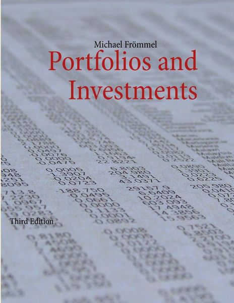 Produktbild: Portfolios and Investments
