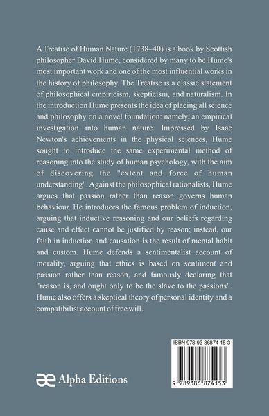Produktbild: A Treatise of Human Nature