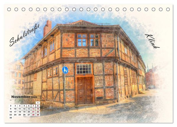 Produktbild: Quedlinburg-meine Stadt (Tischkalender 2026 DIN A5 quer), CALVENDO Monatskalender
