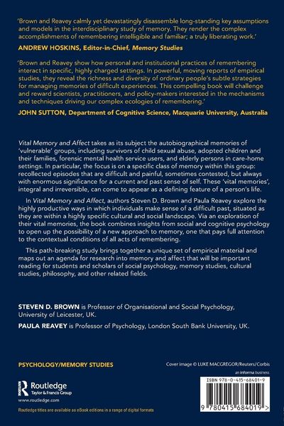 Produktbild: Vital Memory and Affect