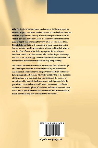 Produktbild: Rationing in Medicine