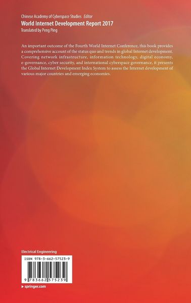 Produktbild: World Internet Development Report 2017