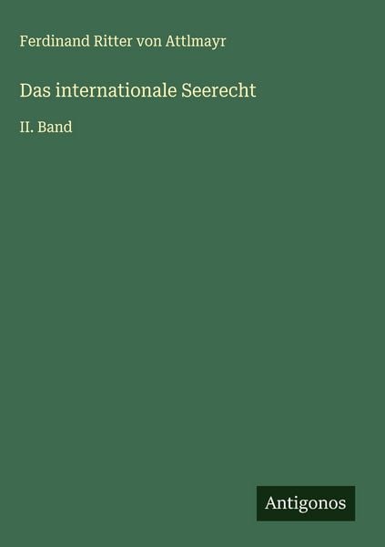 Produktbild: Das internationale Seerecht