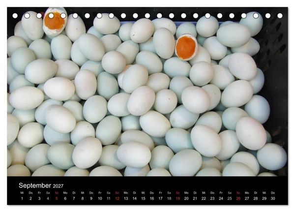 Produktbild: Taiwan kulinarisch erleben (Tischkalender 2027 DIN A5 quer), CALVENDO Monatskalender