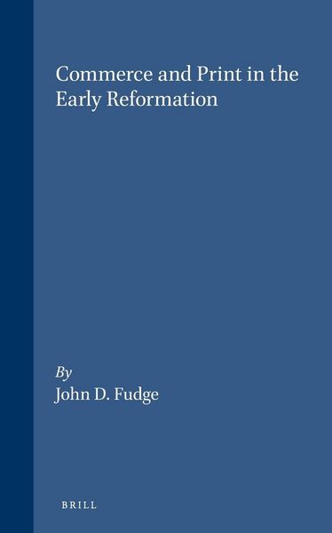 Produktbild: Commerce and Print in the Early Reformation