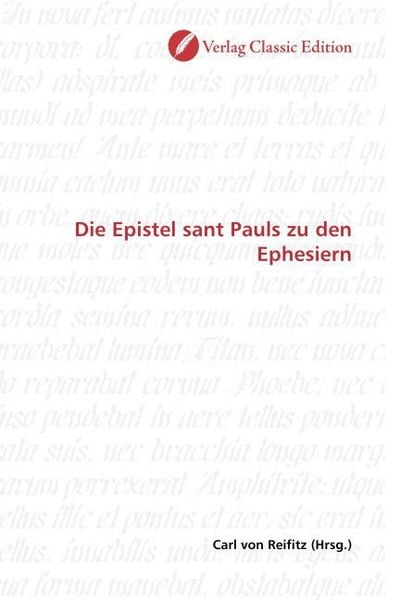 Produktbild: Die Epistel sant Pauls zu den Ephesiern