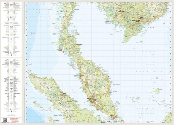 Produktbild: MARCO POLO Reisekarte Thailand, Vietnam 1:1,9 Mio.