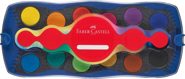 Produktbild: Faber-Castell Farbkasten Connector 24 Farben blau